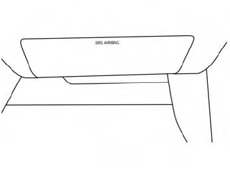 Nissan Murano. Driver and passenger supplemental knee air bag