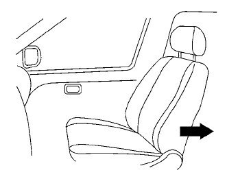 Nissan Murano. Booster seat installation