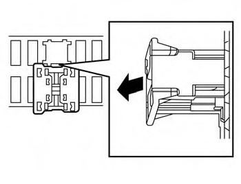 Nissan Murano. Extended storage switch