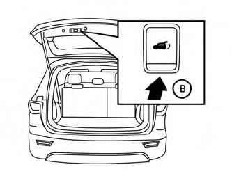 Nissan Murano. Liftgate position setting (if so equipped)