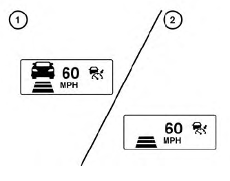 Nissan Murano. Operating vehicle-to-vehicle distance control mode