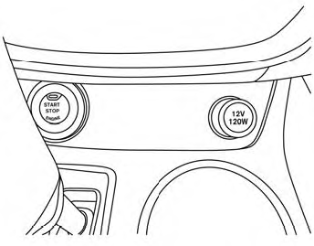 Nissan Murano. Power outlets