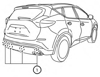 Nissan Murano. Rear Automatic Braking (RAB) (if so equipped)